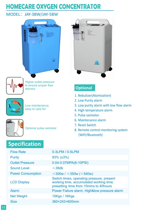 42482 - Medical 5L oxygen concentrator JAY-5BW China